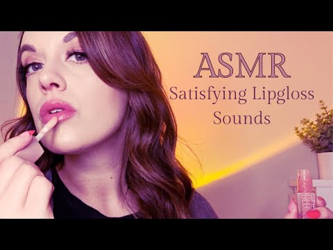 ASMR/Tingly Lipgloss Sounds (Whispered, Tapping, Application)
