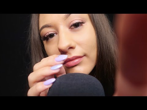 [ASMR] Up-Close Trigger Words || (Mouth Sounds & Ear To Ear Whispers) ♡