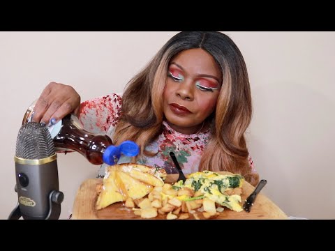 IHOP FRENCH TOAST ASMR EATING SOUNDS