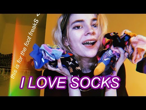 Sock Haul and Try On (Re-Upload) ASMR