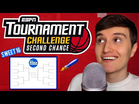 NCAA March Madness Second Chance Bracket ( ASMR w/ gum chewing )