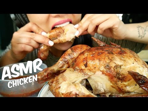 ASMR Whole THAI Rotisserie Chicken (NO TALKING EXTREME EATING SOUNDS) Part 2 | SAS-ASMR