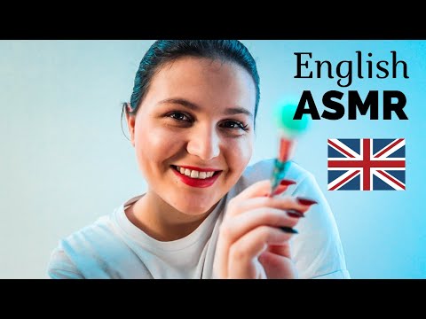 ASMR │TRIGGERS TO HELP YOU SLEEP 💤 (My Very First English ASMR Video) Face Brushing, Tapping ...