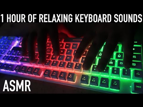 ASMR Keyboard Sounds for Sleep (1 Hour)