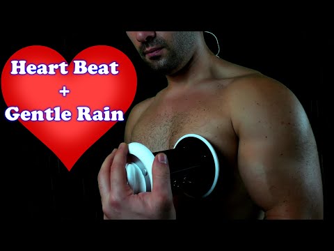 ASMR Heart Beat + Gentle Rain (For Pure Relaxation Or Sleep)
