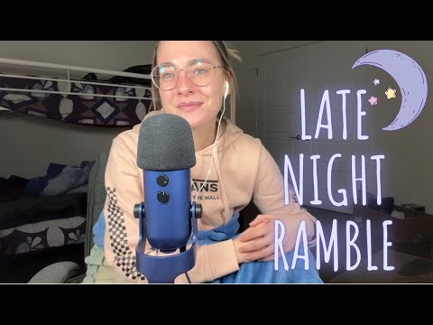 ASMR ✨ late night rambles ✨ I had a bad day (100% whispered)
