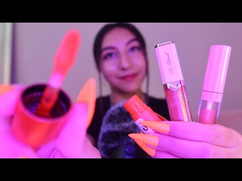 ASMR Lip Gloss Pumping, Tapping, + Application on YOU 💋✨