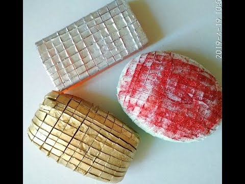 Silver and Gold soap cutting\ ASMR soap\No talking
