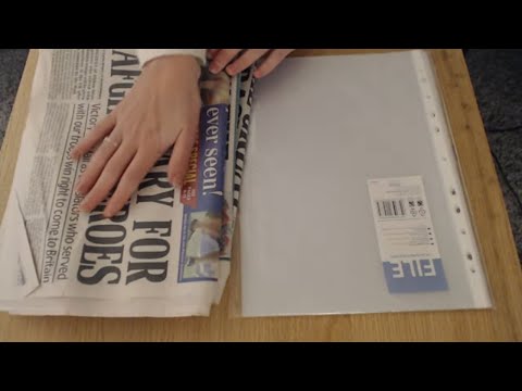 ASMR Sorting Newspapers In To Punch Pockets (No Talking) Intoxicating Sounds Sleep Help Relaxation