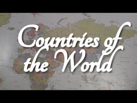 ASMR Countries of the World (on Map with Pointer) ☀365 Days of ASMR☀