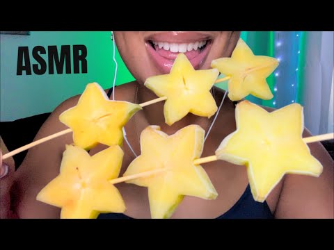 ASMR | Eating Frozen STAR  FRUIT ⭐️