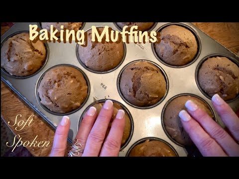 ASMR Baking Muffins (Soft Spoken) Almond Coffee muffins from the Netherlands! Mixing & measuring.