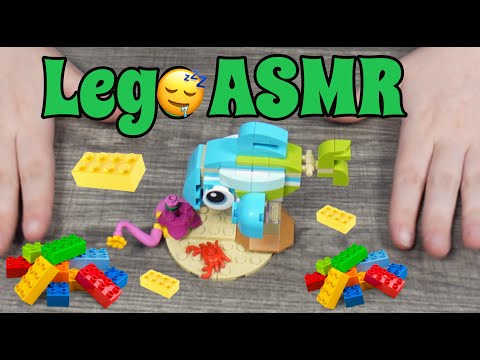 🤫 Relaxing Lego 👷‍♀️ Building ASMR 🐠 - Loggerhead ASMR 🐢