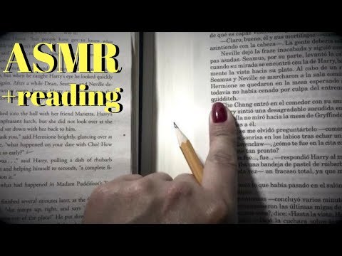 ASMR Reading books and whispering