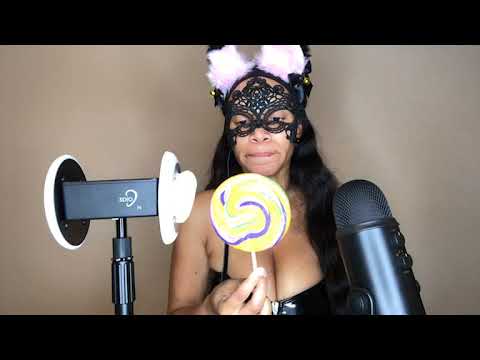 ASMR & COSPLAY | Cat Licking Lollipop Extended | Twitch Replay