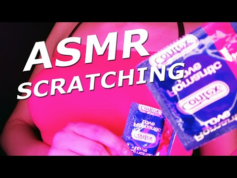 ASMR Bra Scratching and Tapping / No talking / Fabric Sounds