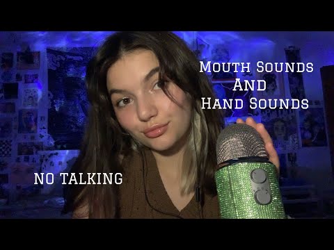 ASMR | Fast & Aggressive Mouth Sounds and Hand Sounds (NO TALKING) Hand Movements and Visuals
