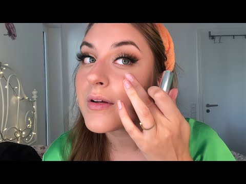 ASMR Die ungeschminkte Wahrheit 🫣 Doing my Makeup | asmr Make Up Tutorial (deutsch/german)