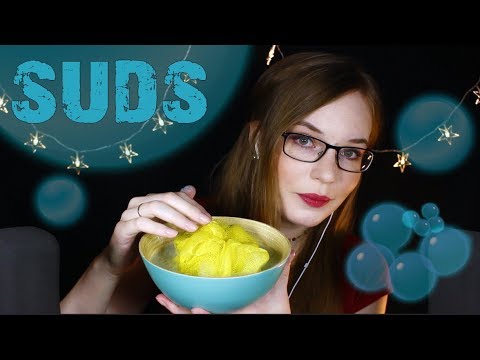 Suds and Sponges 💧 4 Elements ASMR: Water 💧 Sizzling Sounds, Foam 💧 Whispered, Binaural