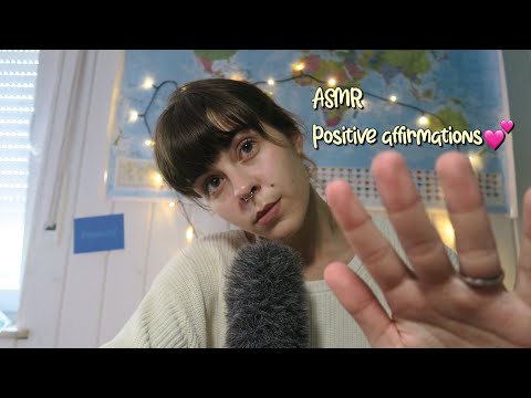 ASMR positive affirmations ( + soothing hand movements) ~ improved audio