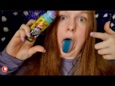 ASMR Jawbreaker Lollipop Mouth Sounds🍭💦Brain Licker Tongue Flutters (Patreon teaser)