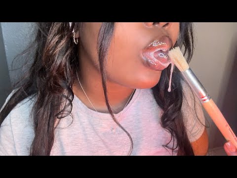 ASMR| Literal Spit Painting Your Entire Body💧Relaxing Mouth Sounds