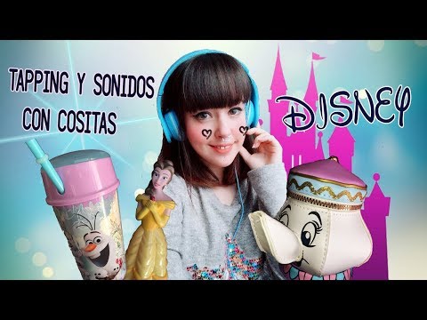 [Rena] ASMR Español ♥ Tapping y sonidos con cositas Disney