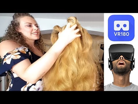 3D VR ASMR Hair Brushing, Scalp Massage, Hair Play w/ Corrina & Adrienne VR180