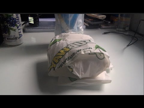 [ASMR] Eating Subway Sandwich