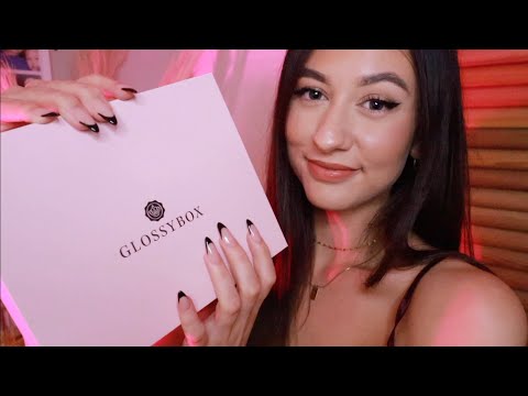 ASMR Glossybox Unboxing January 2022 😍 ~ tapping, whispering