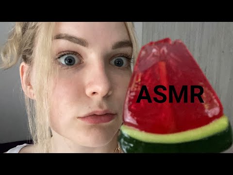 ASMR Candy Eating (Lollipop & Marshmallow eating sounds)
