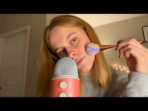 ASMR Random Trigger Assortment and Life Updates (lots of chit chat, tapping, mic brushing, & more♡)