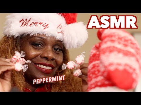 ASMR Peppermint Christmas Sock