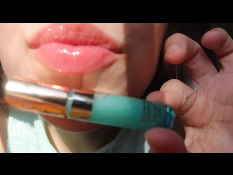 Asmr intense lipgloss application LOTS of tube pumping no talking