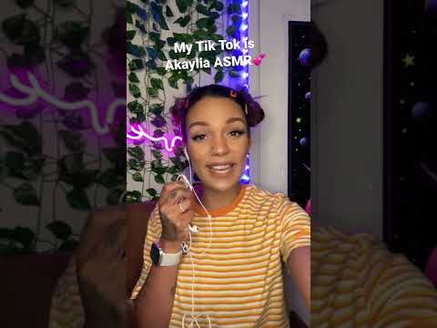 I Made a Tik tok account for my ASMR | Link is below