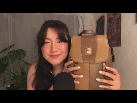 ASMR what's in my bag