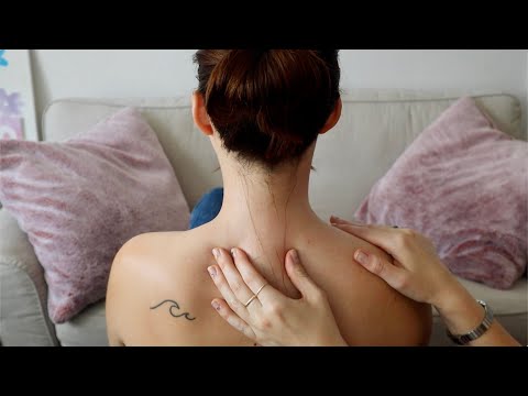 ASMR | Soothing shoulder massage for stress relief (whisper)
