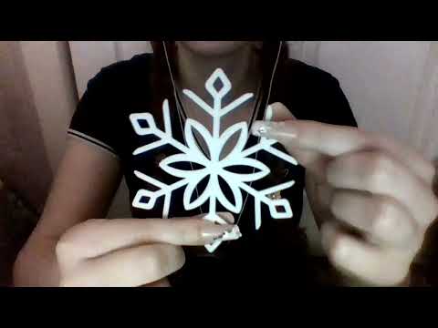 Snowflake Tapping ASMR (soft spoken, tapping, counting)