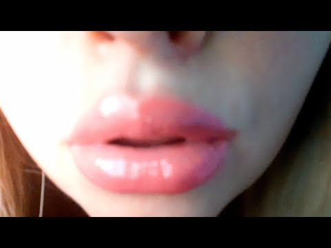 lens licking,  tongue flicking,  kissing,  wet mouth sounds, saliva sounds ( no talking). Close