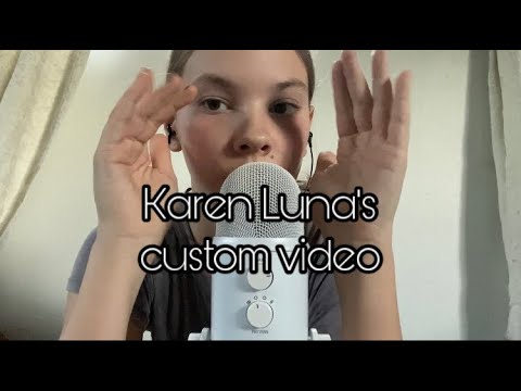 (Karen Luna’s custom)-hand sounds + mouth sounds~Tiple ASMR