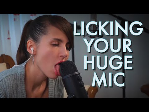 ASMR Licking & Kissing Your Huge Handsome Microphone Part 1