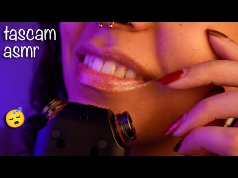 *TASCAM TINGLES* Sensitive, Close, & Cozy MOUTH SOUNDS & Tapping (background asmr)