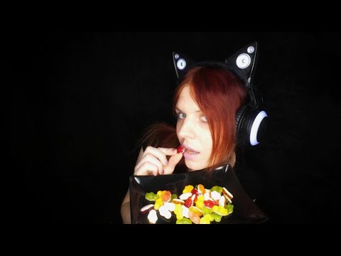 ASMR | Haribo Fruity Candy Penguins (No Talking) | Eating Sounds