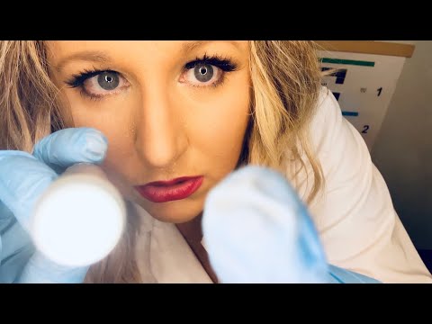 ASMR Face, Eye, Mouth, Nose Exam For New Skin Medication Roleplay