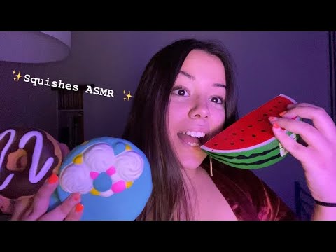 ASMR with Squishes | Sticky and Soft Sounds | Satisfying Tapping