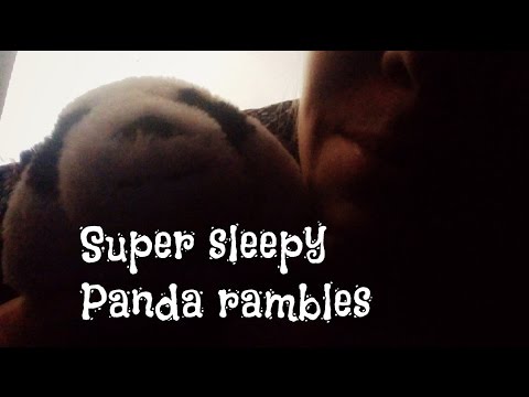 ☆★ASMR★☆ Sleepy wake up rambles with mister Panda