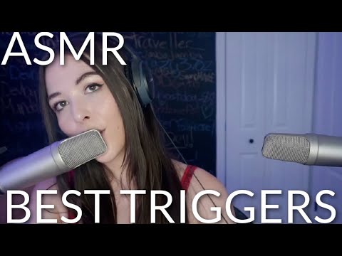 |ASMR| The Best ASMR Triggers, Purring, Tapping, Mouth Sounds, Ear Brushing
