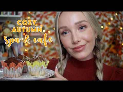 ASMR Cozy Autumn Cafe & Spa (soft speaking + whispers) // GwenGwiz