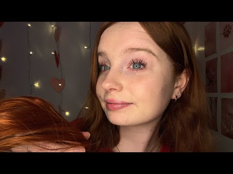 ASMR Girl Next To You In Class Gives You ASMR 💆🏼‍♀️ (Hair Play, Face Tracing)