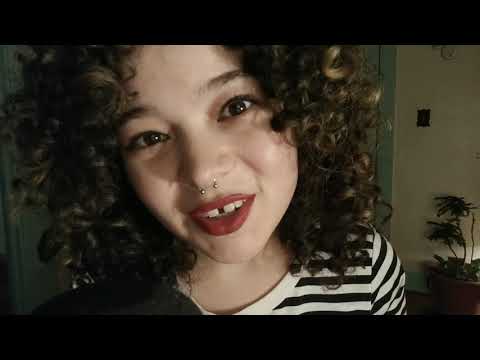 ASMR It's Raining Outside and You Don't Feel Well [Facial Massage, Personal Care, Hair Brushing]